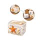 thumbnail image 2 of 2 Pcs Mediterranean Wooden Storage Box Treasure Storage Nautical Decoraiton Desktop Wooden Box Jewelry Sundries Case Organizer Gift Box Candy Box (Sea, 2 of 3
