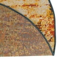 thumbnail image 5 of Unique Loom Outdoor Coastal Collection Area Rug - Okyanus (7' 1" Round Multi/Orange), 5 of 9