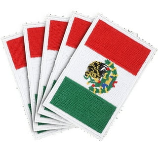 Embroidered Mexico Flag Iron On Application Patch/ Graduation Patches/ –  Mia's Boutique Co