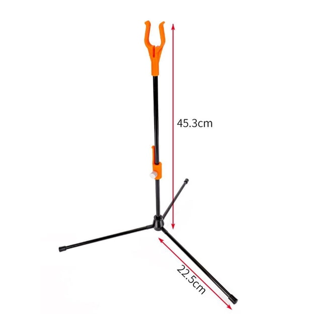 Soporte de arco de tiro con arco Soporte de arco recurvo Soporte extraíble Colgador de montaje (naranja) Ndcxsfigh Para Estrenar