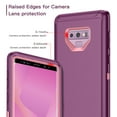 thumbnail image 2 of I-HONVA Compatible with Samsung Galaxy Note 9 Case,3-Layer Military Grade Drop Protection Anti-Slip Bumper Rugged Shockproof Dustproof Protection 6.4 inch Phone Case,Purple Pink, 2 of 7