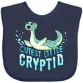 thumbnail image 3 of Inktastic Cutest Little Cryptid Loch Ness Monster Boys or Girls Baby Bib, 3 of 4
