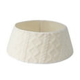 thumbnail image 2 of Collier de Sapin de Noël en Peluche 22x9 Pouces avec Motif et Texture Douce, Base de Protection pour Sapin de Noël et Enfant Alternative Adaptée aux Animaux, 2 of 4