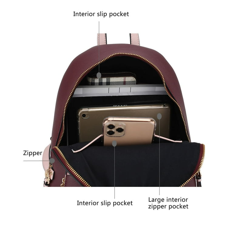 MKF Collection Alice Vegan Leather Women's Backpack by Mia k