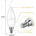 thumbnail image 3 of EIMELI 2 Pcs Led Flame Light Bulb 3 Modes Fire Light Bulb E12 Base Flame Bulb for Christmas Decor Outdoor Indoor Home, 3 of 6