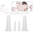 thumbnail image 3 of Ygjytge 4 Uds. De Ventosas De Silicona, Ventosa Para Masaje Facial, Herramienta Para El Cuidado De La Salud (Blanco) Ygjytge Para estrenar, 3 of 8