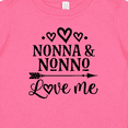thumbnail image 4 of Inktastic Nonna and Nonno Love Me Boys or Girls Baby T-Shirt, 4 of 5