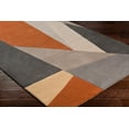 thumbnail image 4 of Mark&Day Wool Rugs, 8x10 Lollum Modern Burnt Orange Area Rug, Orange Grey Cream Carpet for Living Room, Bedroom or Kitchen (7'6" x 9'6"), 4 of 8