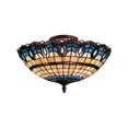 thumbnail image 2 of Victorian Ribbon 3-Light Semi Flush In Classic Bronze, 2 of 2