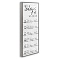 thumbnail image 3 of Stupell Industries Today's Agenda Funny Dog Checklist Typography Painting Gray Framed Art Print Wall Art, 13 x 30, 3 of 9