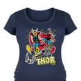thumbnail image 3 of Marvel Thor - Stickers Style - Maternity Scoop Neck Graphic T-Shirt, 3 of 5