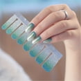 thumbnail image 2 of Nail Sticker Set Glitter Gradient Decals for Nails with Self- Strips Easy Polish Wraps Fashionable Plating for Women, 2 of 4