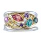 thumbnail image 1 of Anillo de cristal de cuarzo Torina para mujer, terapia Ionix, anillo de cristal de cuarzo para pérdida de peso, anillos de terapia magnética de drenaje linfático, 1 of 4