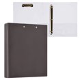 thumbnail image 3 of Haosy Hardcover 3 Ring Binder 1.5 Inch Ring Decorative Binder Organizer for Home School Office, Dark Coffee, 3 of 10