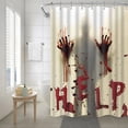 thumbnail image 4 of Revestimiento De Cortina De Ducha Con 12 Ganchos Mampara De Ducha Impermeable Diseño Grueso Accesorios De Baño Alta Fácil De Instalar Para Baño Baño matsuzay HA027013-02, 4 of 6