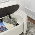 thumbnail image 7 of Nebula Boucle Upholstered Bench, 7 of 7