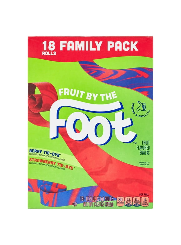 Fruit By The Foot Fruit Flavored Snacks, Variety Pack, 18 Rolls, 13.5 oz
