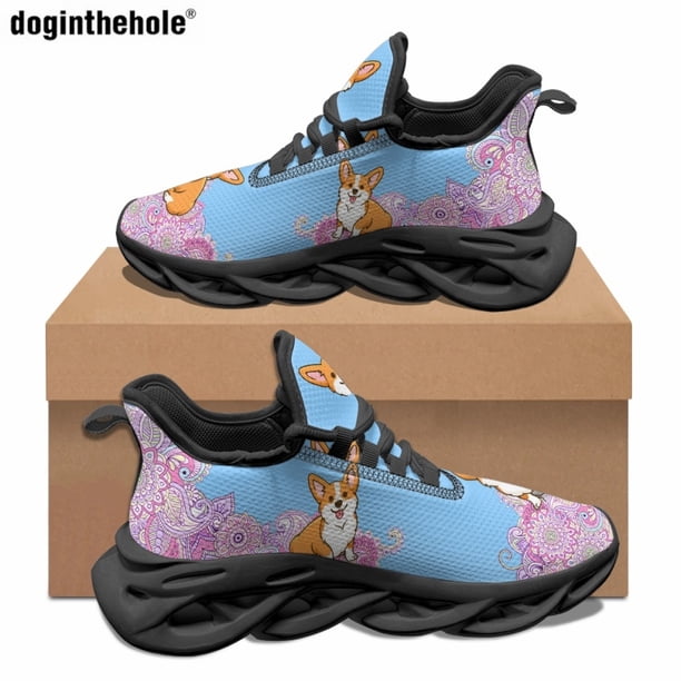 Zapatos casuales de verano para mujer, zapatillas de deporte con estampado de dibujos animados populares a la moda, zapatillas cómodas para correr para mujer