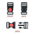thumbnail image 3 of Paracord Planet Flat & Lock Side Release Buckles – Available in Packs of 5, 10, and 20 – Choose from 2”, 1.5”, 1”, 3/4”, and 5/8” Widths – Perfect for Heavy Duty Paracord Projects, 3 of 7
