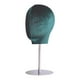 thumbnail image 5 of Exhibición de cabeza de sombrero Exhibición de sombreros de cabello Postizos Cabeza de maniquí Multiusos para Terciopelo verde oscuro, 5 of 9