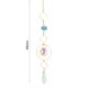 thumbnail image 4 of Colgante Colgante Crystal Windchime Adornos Metal Sun Moon Window Árbol de Navidad Artesanía al aire libre, 4 of 4