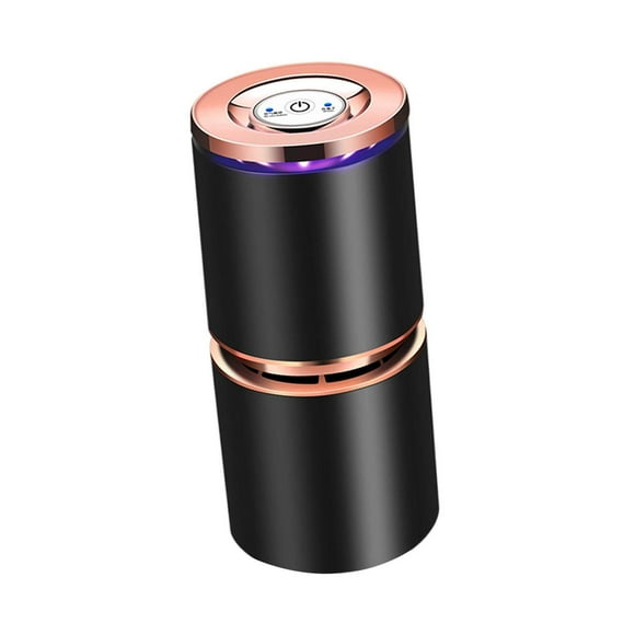 Car Air Purifier Portable Room Mini USB Quiet for bedroom for Smoke Pollen Odors Black