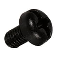 thumbnail image 1 of M3x6mm Vis en Nylon Plastique Noir Isolé M3 Vis de Machine 100 Pcs, avec Tête Ronde Croisée, pour Projets DIY, 1 of 7