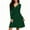 Green, variant on BRGZLK Womens Long Sleeve Dress Ribbed Knit V Neck Long Sleeve Dresses A Line Wrap Dress Fall Business Casual Solid Dress Outfits Black XXL