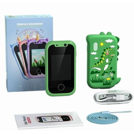 New children's mobile phone camera dual HD camera video children's toys IPS touch unicorn