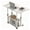 White, variant on SUSUZI 23.5" Rolling Laptop Desk, Height Adjustable Mobile Laptop Table with 3-Tier Storage Shelves and Wheels,