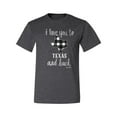 thumbnail image 2 of Wild Bobby, I Love You To Texas And Back Plaid Pop Culture Men's Graphic T-Shirt, Heather Black, 2XL, 2 of 3