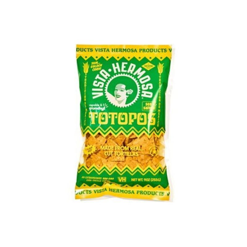 (6 Pack)Vista Hermosa Totopos Tortilla Chips, 9 oz.
