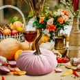 thumbnail image 1 of OUSITAID 1 Pc Handmade Velvet Pumpkins Decor Super Soft Stuffed Pumpkin with Exquisite, 1 of 4