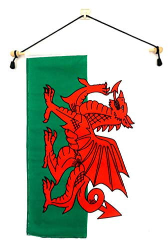 Cymru Wales Welsh Dragon Small 3Ft X 2Ft Flag Banner Sleeved 