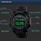 thumbnail image 4 of Relojes para hombre, estilo militar, negro, reloj deportivo digital para caminar, resistente al agua, 4 of 5