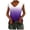 Purple, variant on ZQGJB Women's Cap Sleeve Tank Tops Trendy U Neck Tie Dye Gradient Print Summer Casual Shirts Loose Relaxed Fit Basic Workout Tees Blouse Blue L
