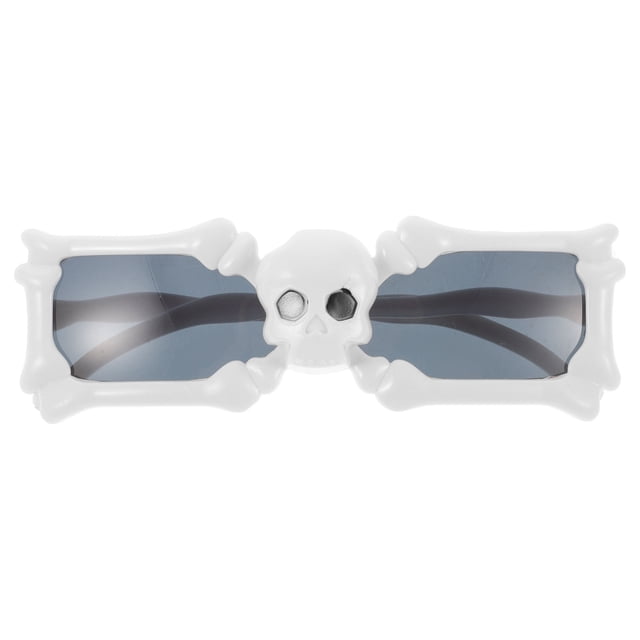 1 par de gafas de sol de Halloween, elegantes gafas de sol con forma de calavera, gafas novedosas, gafas de sol, gafas novedosas, gafas de sol con forma de calavera para fiesta de Halloween.