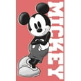 thumbnail image 2 of Boy's Mickey & Friends Retro Leaning  Performance Graphic Tee Red Heather X Large, 2 of 4