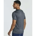 thumbnail image 3 of Real Essentials 5 Pack: Men’s Short Sleeve Dry Fit Active Crew Neck T Shirt - Athletic Running Gym Workout Tee Tops, 3 of 7