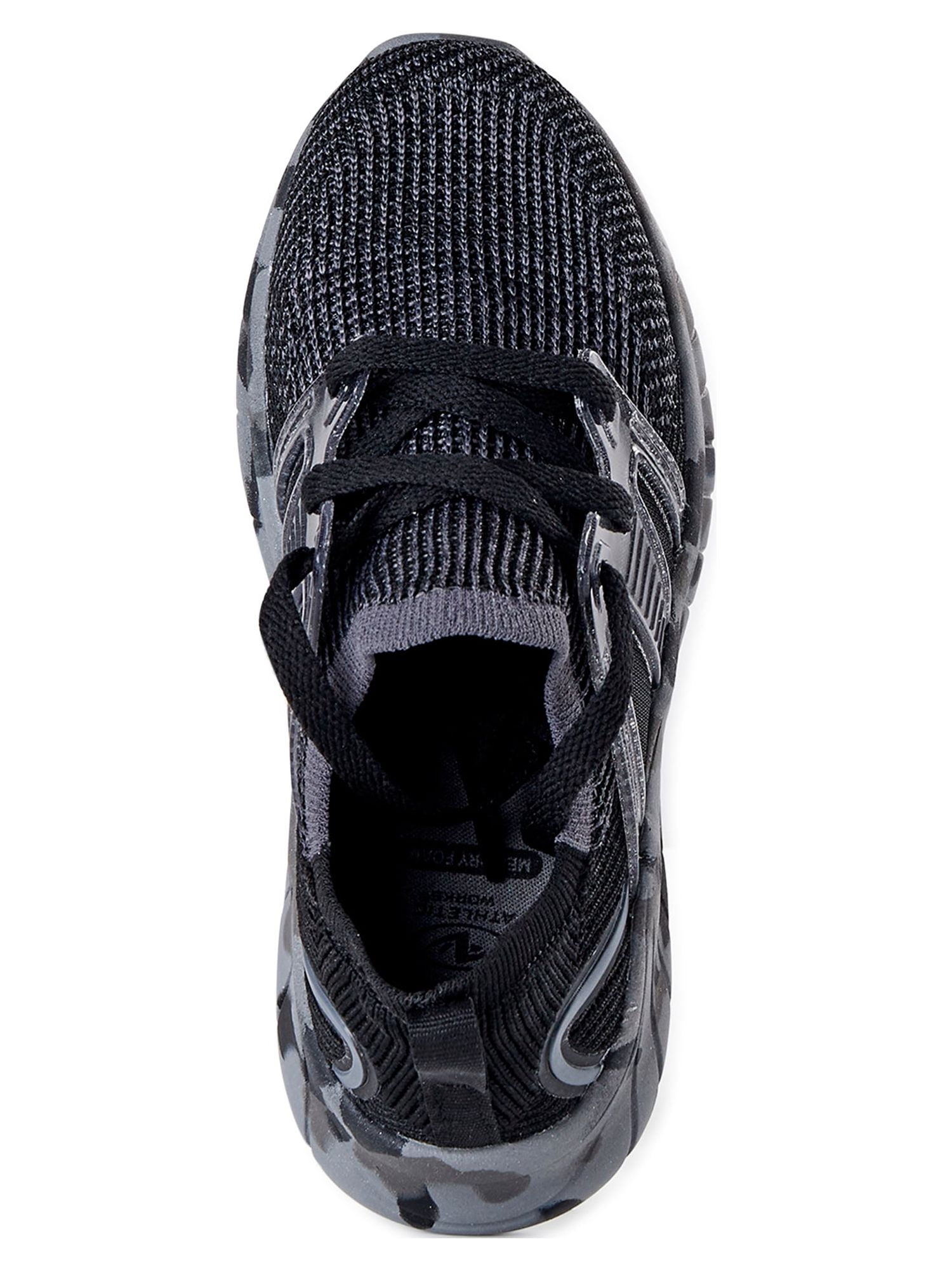 Athletic Works Little & Big Boys Knit Cage Athletic Sneakers, Sizes 13-6