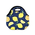 thumbnail image 3 of Wrapables® Insulated Neoprene Lunch Bag, Lemons, 3 of 7