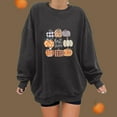 thumbnail image 1 of ICHUANYI Liquidación Mujeres Clásico Estampado de Halloween Cuello Redondo Manga Larga Suelta Sudadera Tops ICHUANYI WER202308171414, 1 of 7