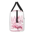 thumbnail image 4 of Logiee Flamingo Print Lunch Bag for Women & Men,Adult Insulated Lunch Box,Food Lunch Containers,Reusable High Capacity Lunch Tote Bags for Work, Travel, Outdoor, 4 of 9