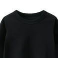 thumbnail image 5 of idosla Girls Long Sleeve T Shirts Kids Fall Tops Crewneck Basic Tees (Black, 9-10 Years), 5 of 5