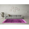 thumbnail image 3 of Ahgly Company Indoor Rectangle Abstract Purple Contemporary Area Rugs, 5' x 8', 3 of 4