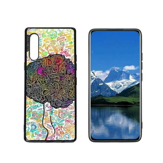 Compatible with LG Velvet 5G Phone Case, Brain-25 Case Men Women, Flexible Silicone Shockproof Case for LG Velvet 5G