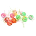 thumbnail image 3 of Juguete de pelota para pájaros seguro atractivo colorido recargable libre de tóxicos loros bolas de forraje rellenas para cacatúa para Lovebird ANGGREK Otros, 3 of 8
