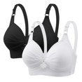 thumbnail image 6 of SDNall Wireless Push Up Bra 2Pc Padded Bras for Women Seamless Bras for Women Comfortable Adjustable Straps Everyday Bras (Sizes:XS-4XL), 6 of 9