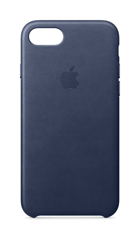 Refurbished Apple MQH82ZM/A Leather Case for iPhone 8 & iPhone 7 - Midnight Blue - image 2 of 5