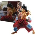 thumbnail image 3 of Figura de anime de una pieza Luffy Wano Country Monkey D Luffy Figura de acción Kimono Luffy Wano Country Armed Color, PVC Figura coleccionable de juguete 21 cm, 3 of 3